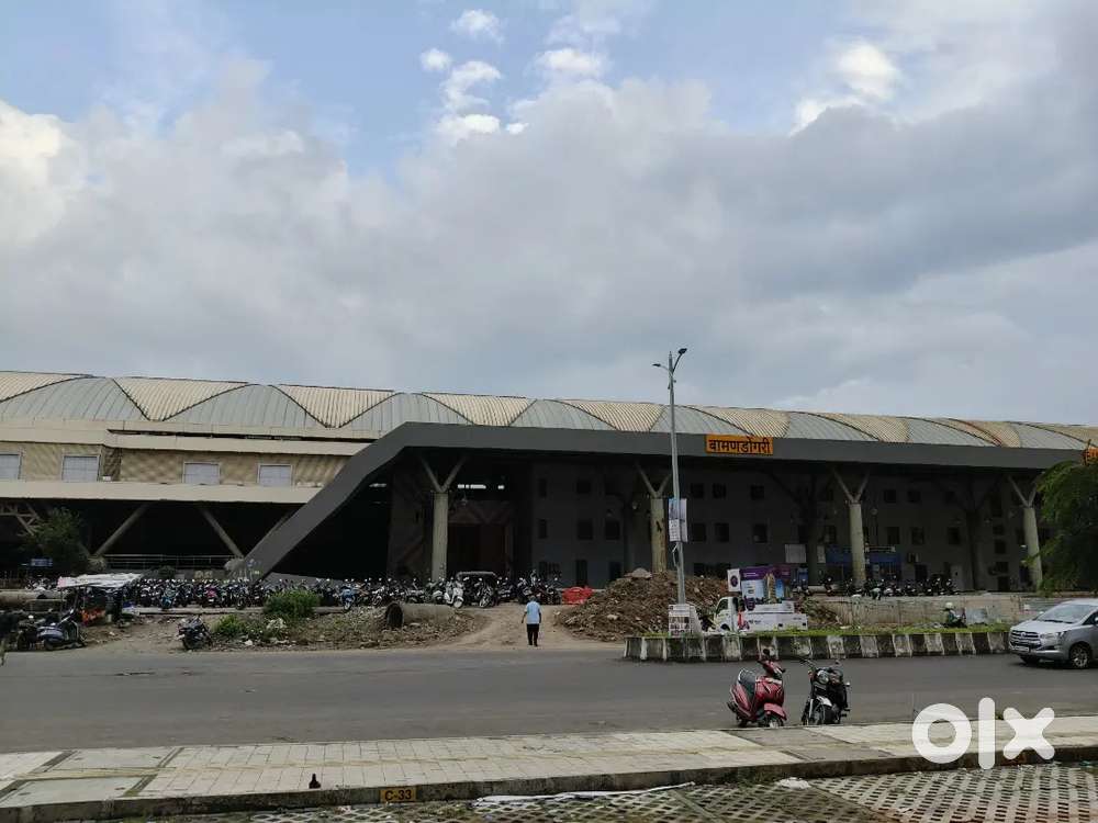 Front Facing Shop opp bamandongri railway stn in cidco Ananta Towers