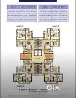 Omaxe residency 2.  3bhk plus servant