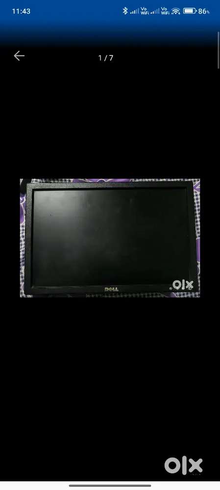 Dell Computer led 16 inch length and 11 inch widht