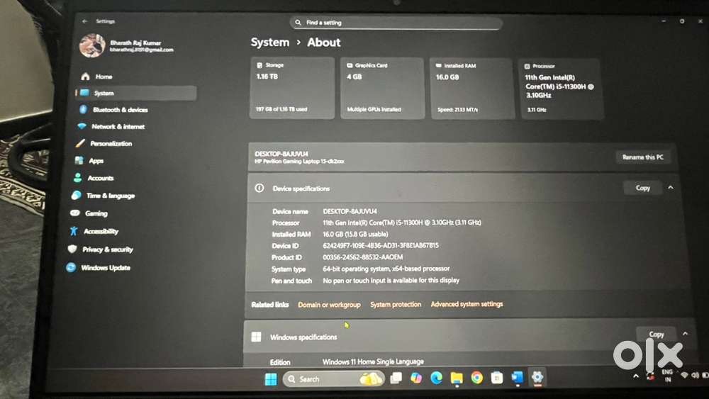 Hp pavilion gaming laptop