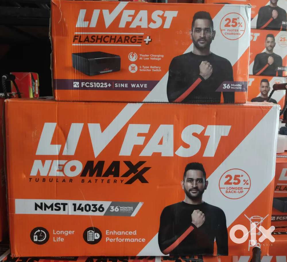 Livfast 1025 ups and Livfast 160ah battery