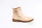 Suede Boots - white, Size - UK 10