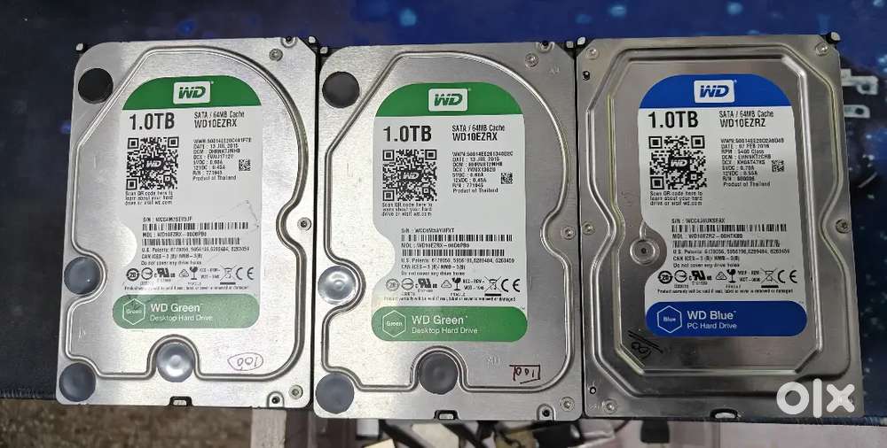 WD 1TB HDD 100% Health