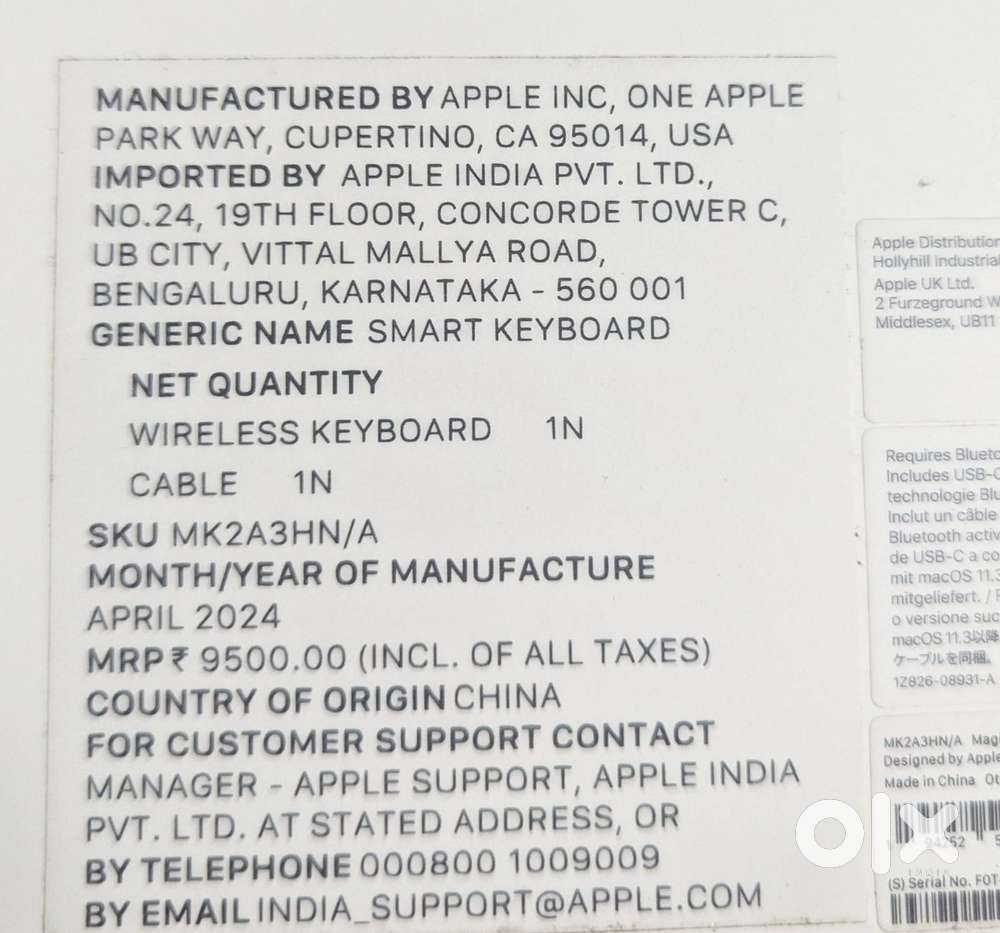 Apple Keyboard and Mouse