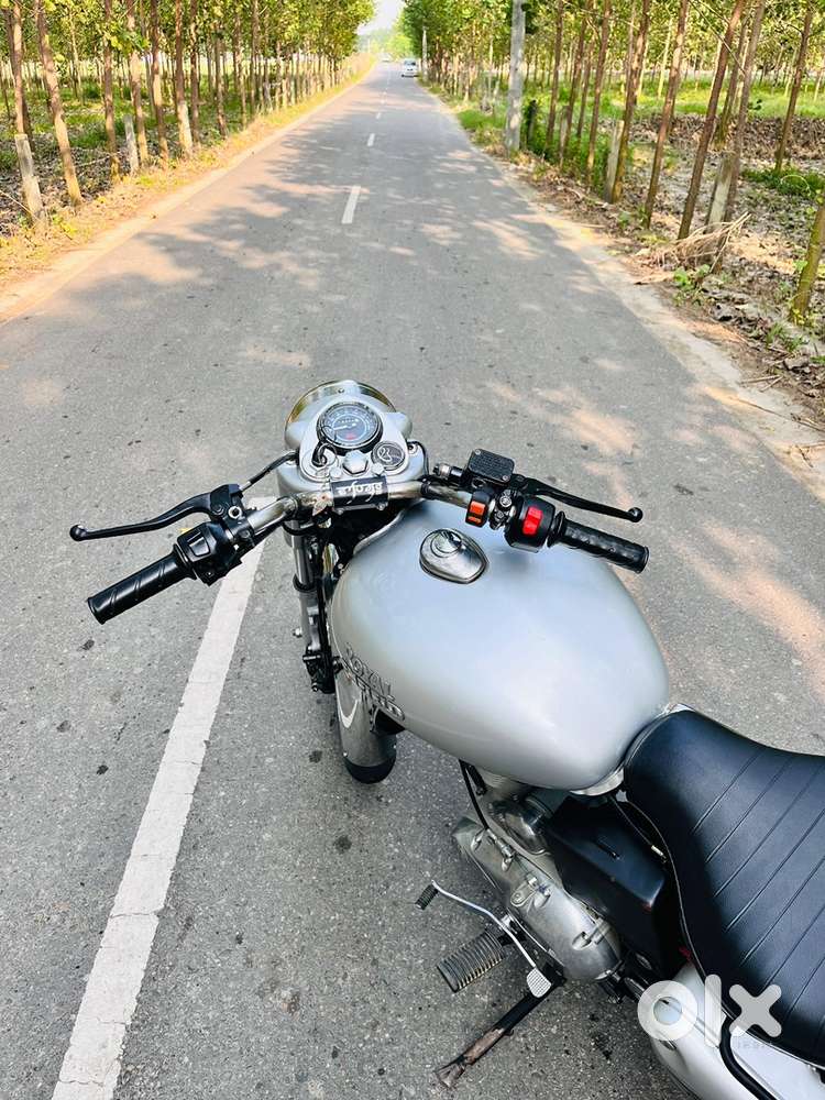 Royal enfield electra silver color