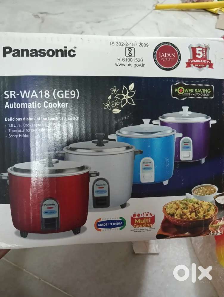 Panasonic SRWA Automatic Rice Cooker, white