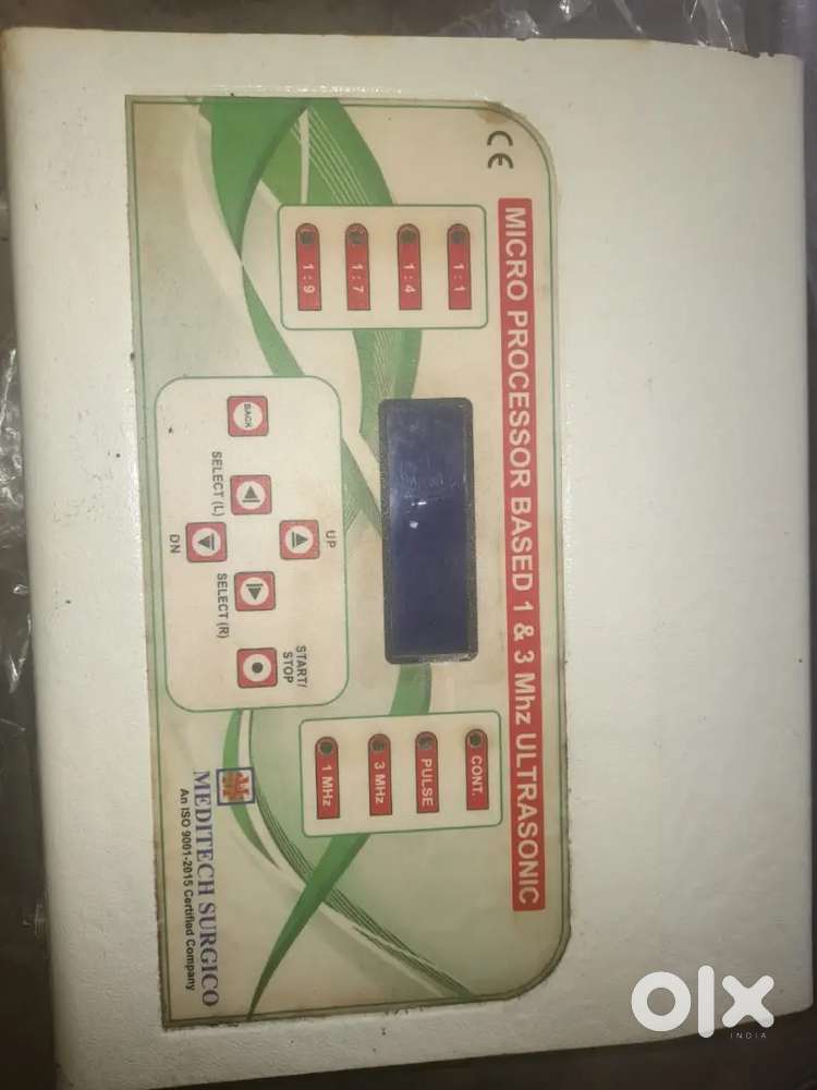 Ultrasonic Machine 1 And 3 Mhz Micro Processor Based
