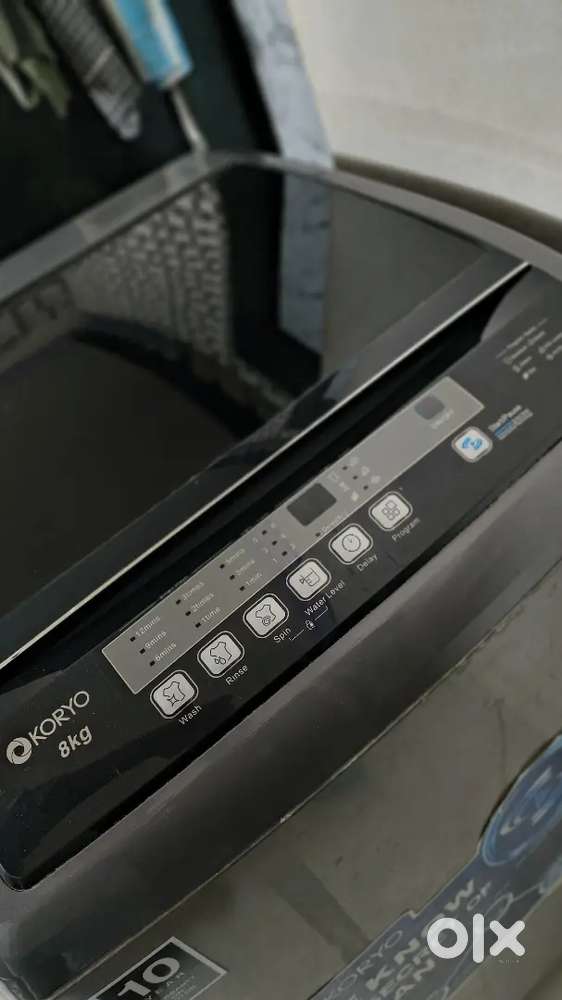 Koryo 8kg Fully Automatic Washing Machine