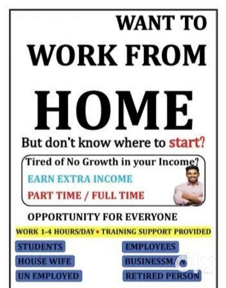 Telecaller work from home job Only interested people should massage