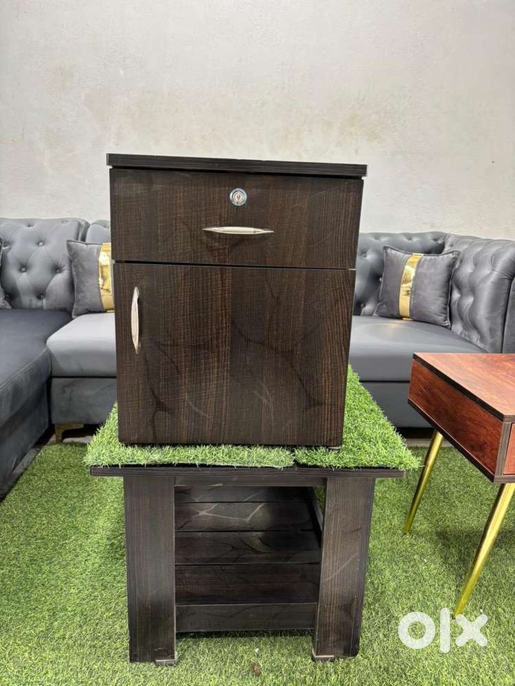 Brand new wooden bed side table