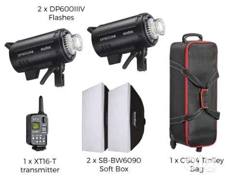 Godox DP600III-V Professional Studio Flash with LED Modeling Lamp