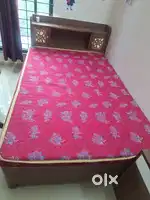 Double bed 4 × 6 ft alongwith Mattress