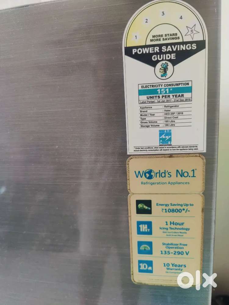 Haier Refrigerator Single Door