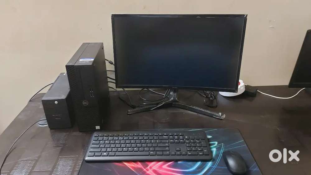 Dell Cpu i5,8gb ram,512 rom, sumsung curve moniter