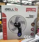 I. BELL WALL FAN WITH ONE YEAR WARRANTY