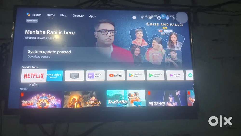 Realme Android led  32 inch Good condition magar display me spot hai