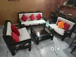 Seven Seater Sofa Set With Center Table