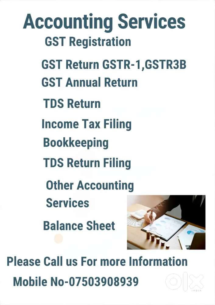 Account services gst failing all work handal contact me