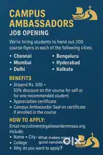 Campus Student Ambassador – Flyer Distribution (Part-Time)