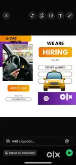 Driver wanted with valid badge