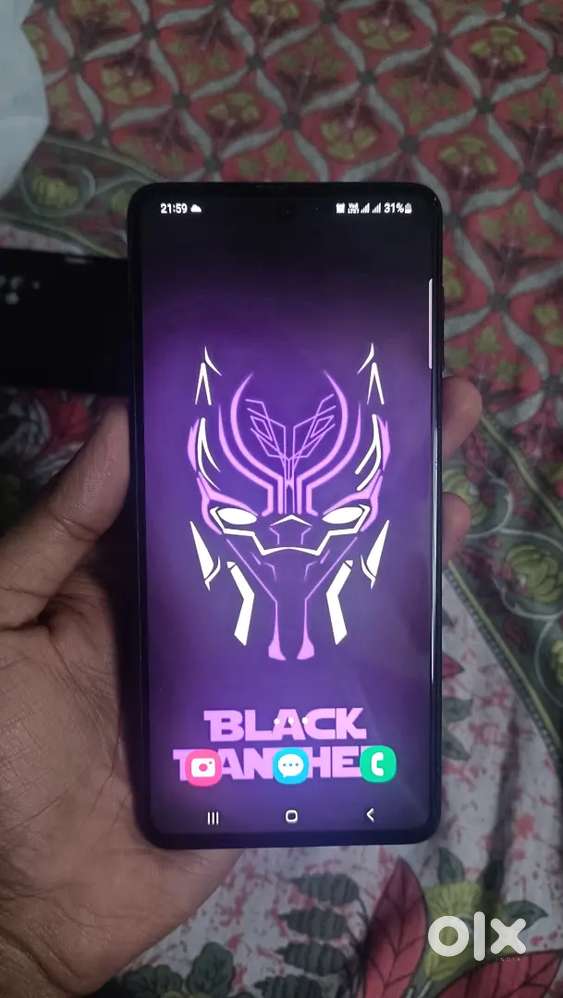 Urget Samsung f62 4G mobile No bill box charger 8gb/128gb storage