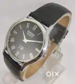 SEIKO SLIM QUARTZ ROUND SHAPE ROMAN NUMBER JAPAN MADE WRIST WATCH