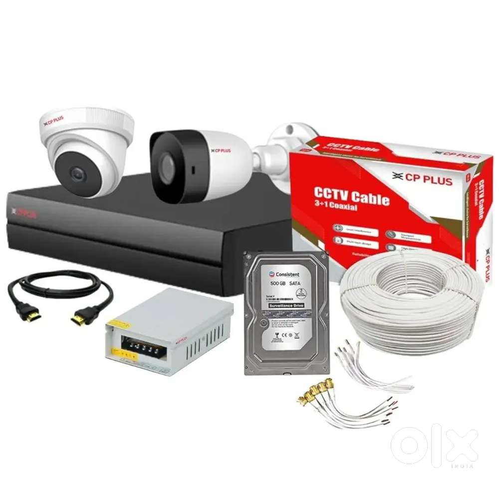 CCTV CAMERA FULL HD SETUP WITH ONSITE INSTALLATION AND WARRANTY