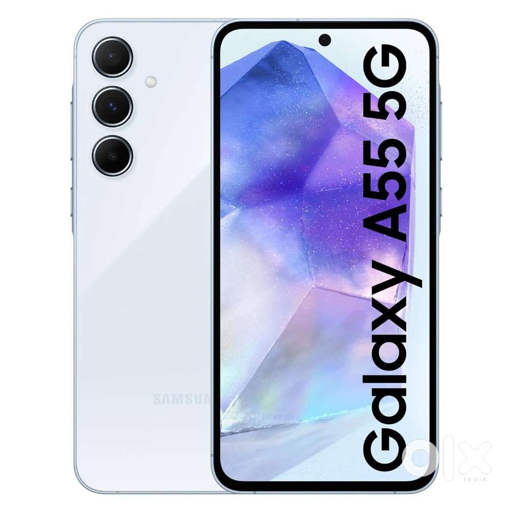 Samsung Galaxy A55 5G (Awesome Iceblue, 8GB RAM, 256GB Storage)