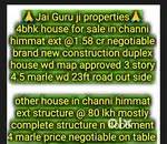 House kothis Flats Plot small house shop commercial building factories