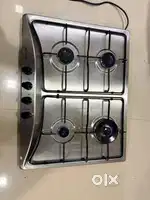 Fabers Electric Gas Stove 4 burner Steel unused new condition