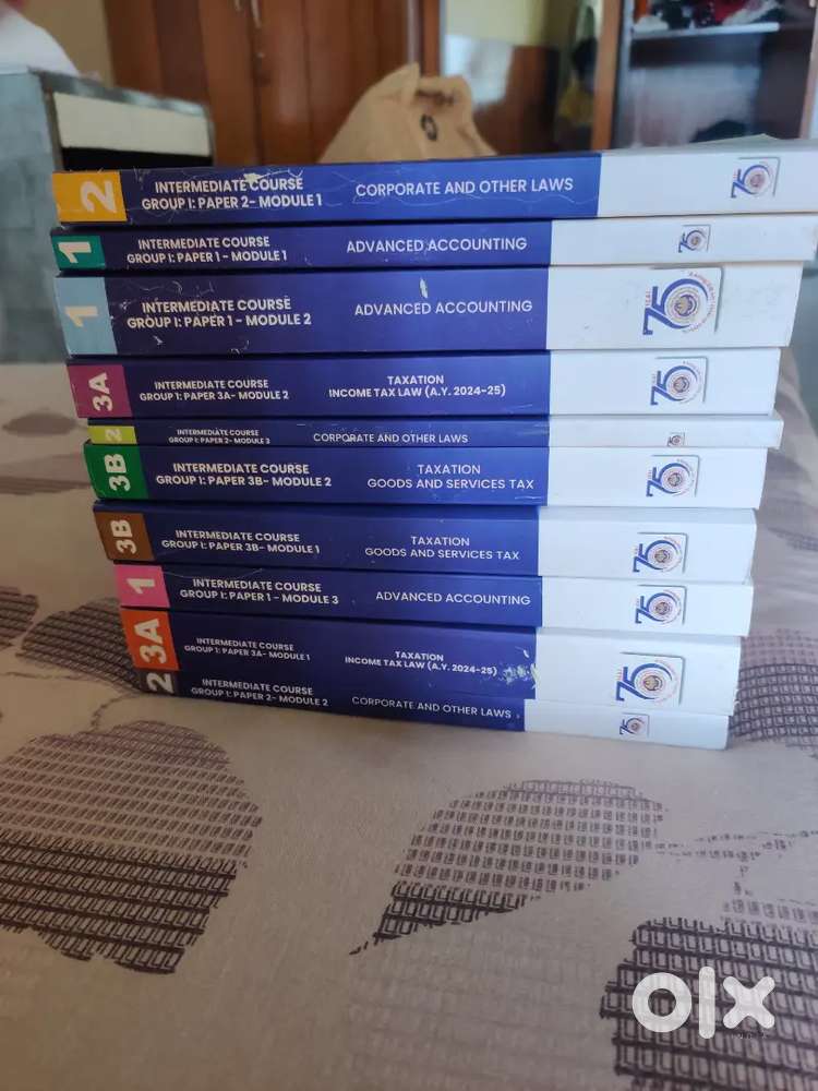 CA Inter Group I and Group II all 17 books