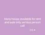 Many house aviable for rent and sale center for city