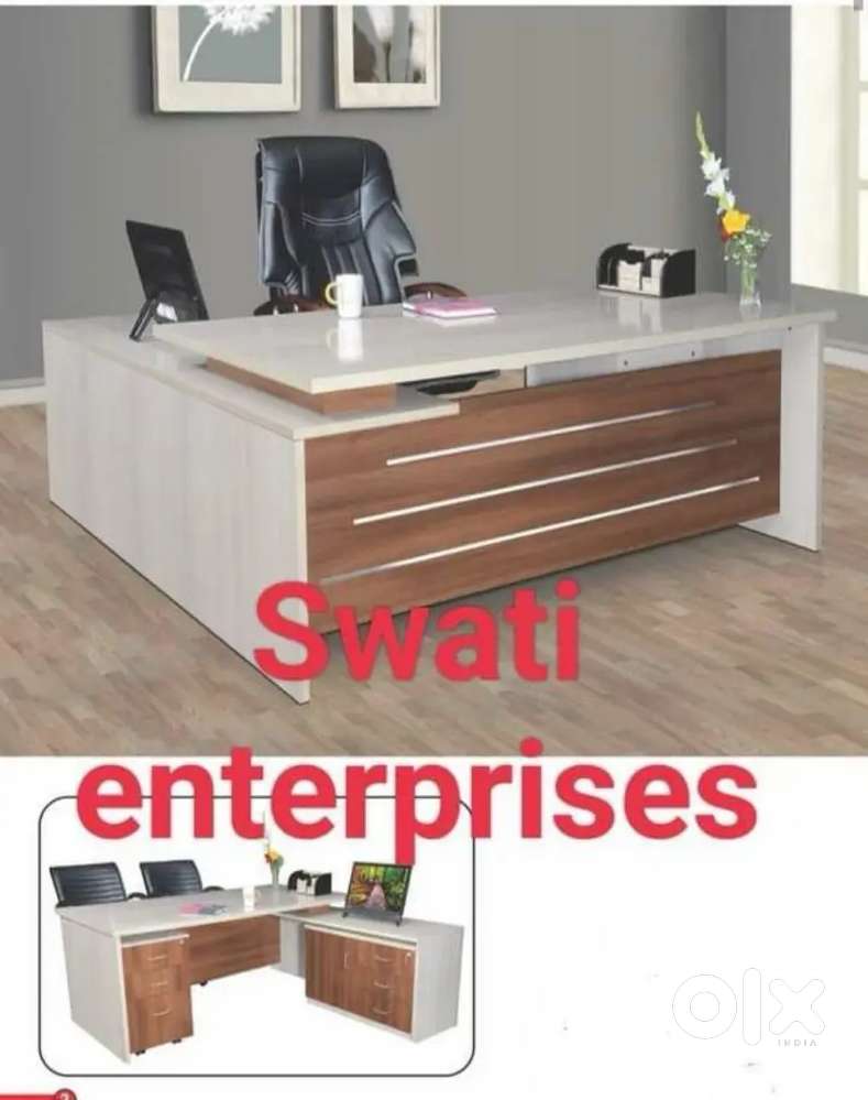 New L shape office table boss table office furniture