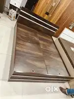 Double Bed semi storage Bed Queen size factory outlet sales