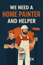 Home painter wall putty worker needs