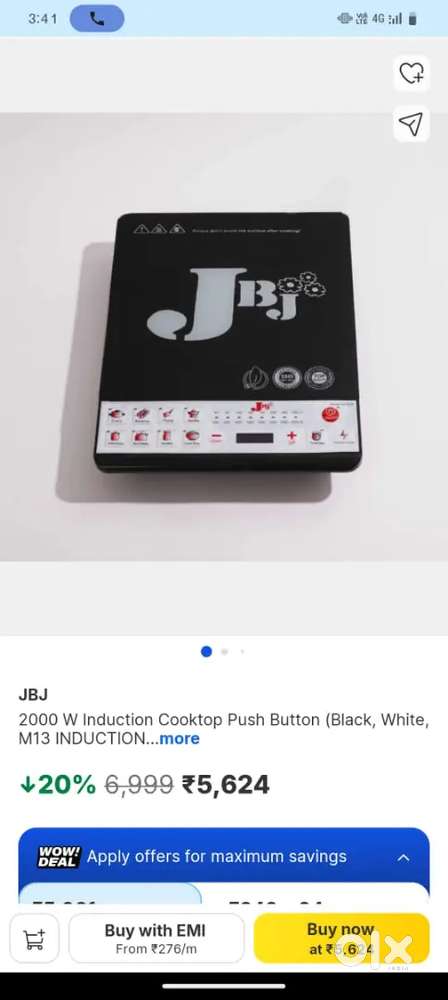 jBJ induction touch model 2000 ward