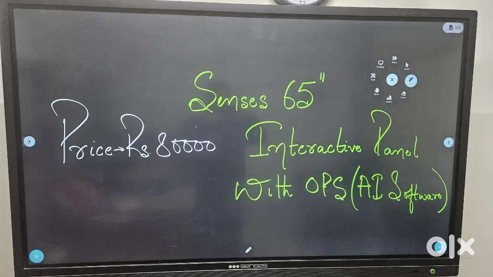 Senses 65 inch Interactive Panel Digital Smart Board - New Condition