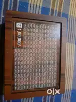 Wooden money bank box