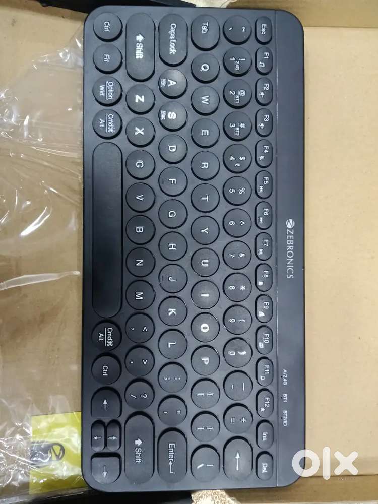 ZEBRONICS WIRELESS + multi device BLUETOOTH KEYBOAD K4000MW BRAND NEW