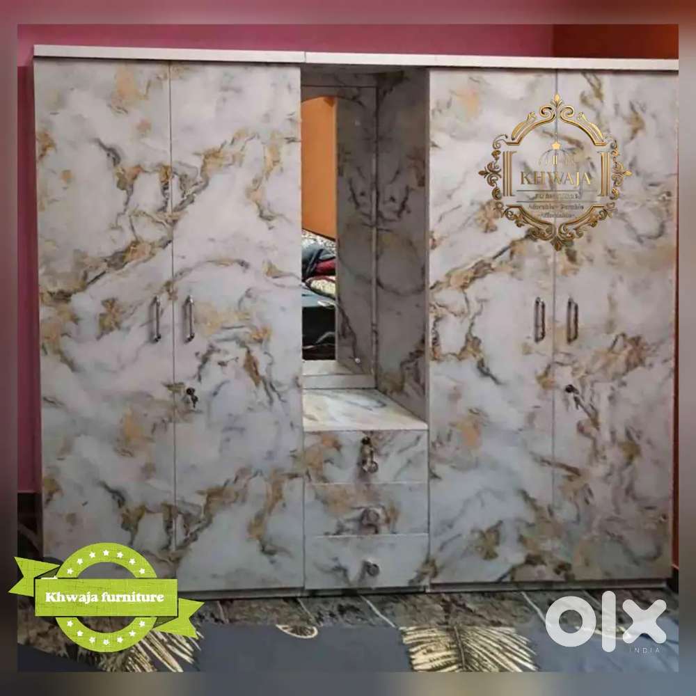Khwaja furniture. Luxury wardrobe.  Bajaj finance available.