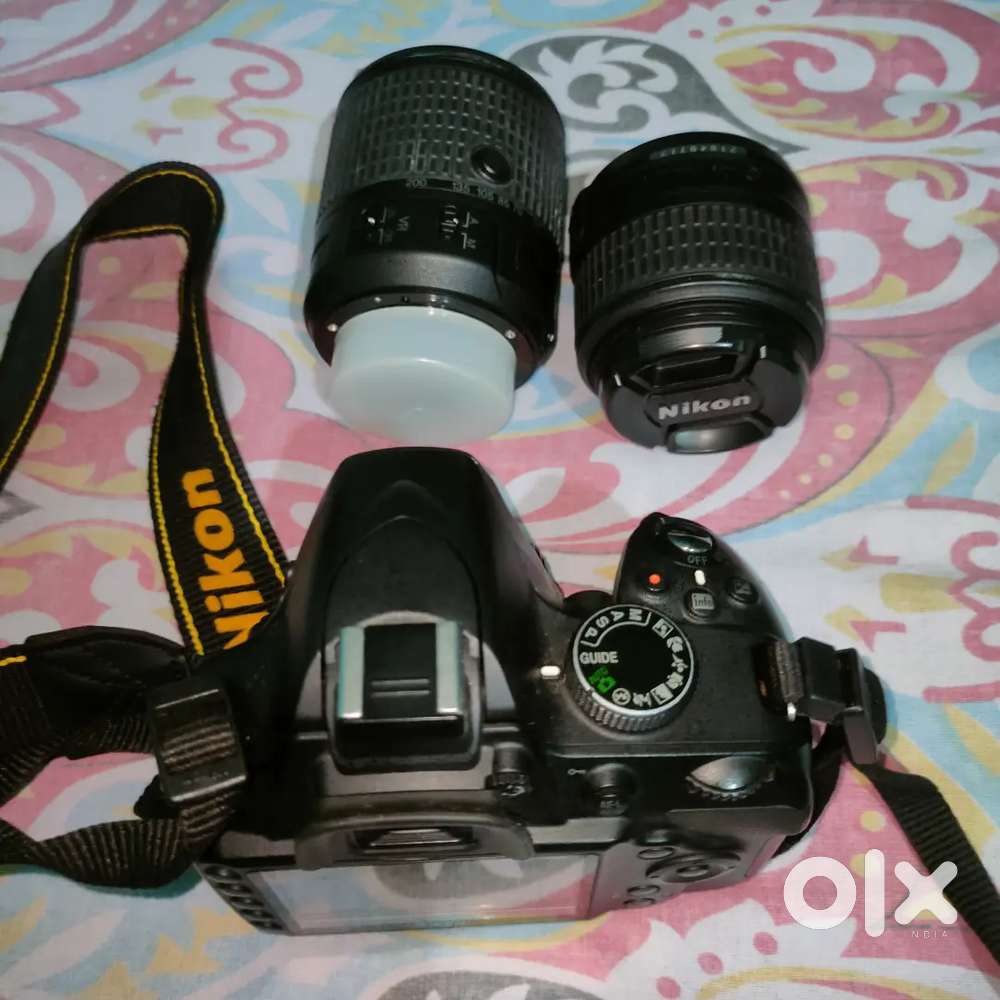 Nikon D3200 with lenses