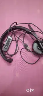 USB Wired Headset with Mic – Perfect for Online Meetings / Calls