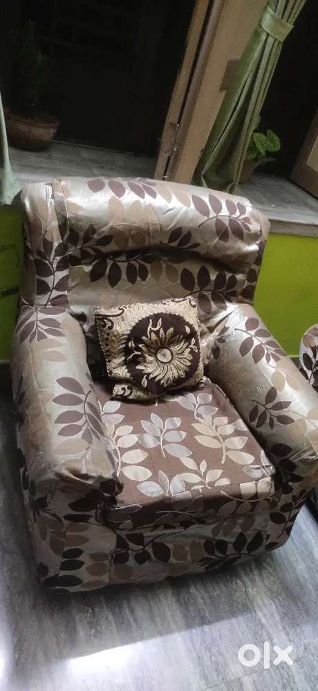 Sofa set- 3 piece and Dining table set(Glass top) with 4 chairs