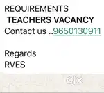 math teacher vacancy