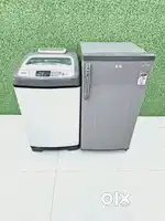 @&€ Videocon S/D fridge & Samsung Digital 6.2kg T/L washing machine