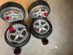 Plati alloys brand new with tyre nd with proman spacers