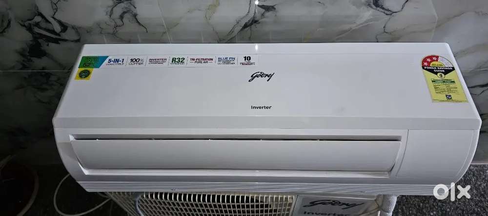 Godrej inverter 1ton new condition ac