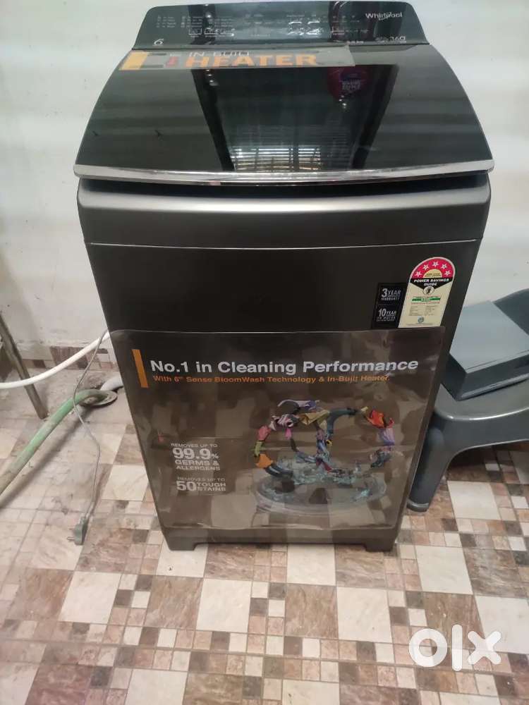 Whirlpool full automatic top load 8 kg new washing machine