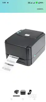 TSC Ttp 244 Pro Barcode Monochrome Wired Home InkJet Printers, Black