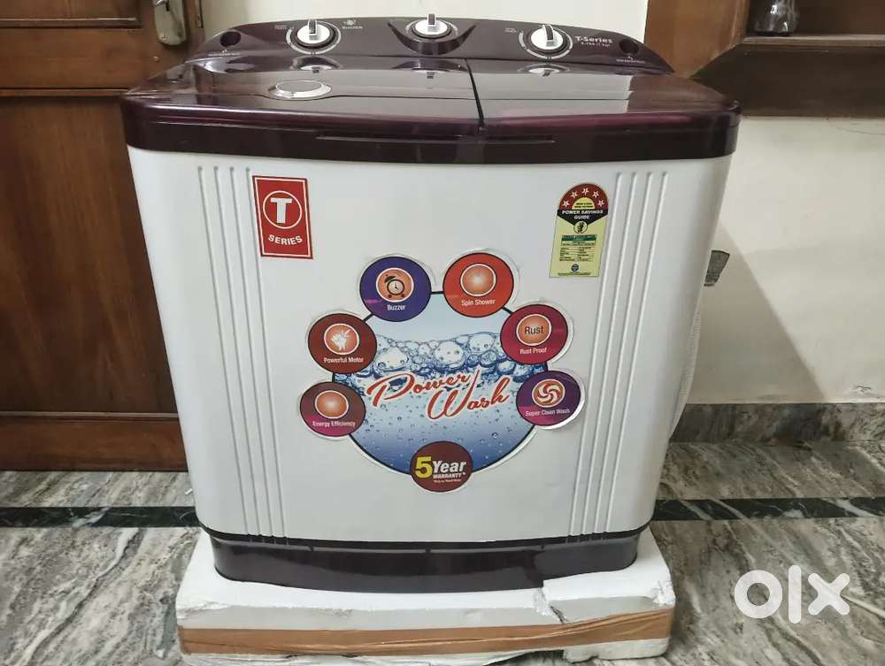 T series 7 kg new sealed pack washing machine ( 1 day old )